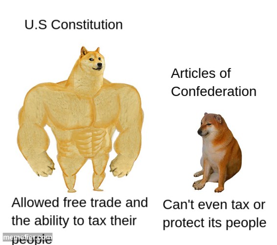 Memefier - Meme U.S Constitution vs Articles of Confederation